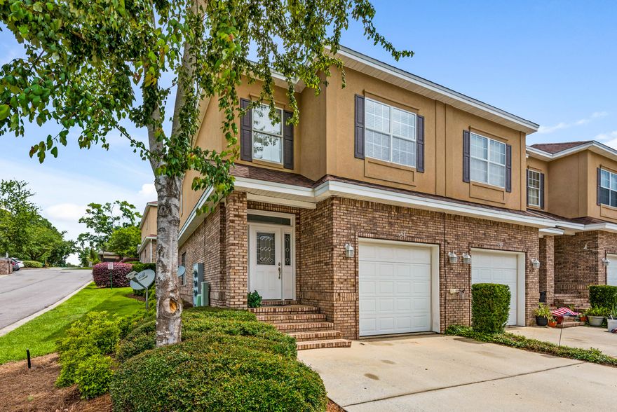 Don't Miss Out on this Well-Maintained, Move-in-Ready, Maintenance-Free, END UNIT Townhome with a SIDE YARD! Conveniently located near Turkey Creek Park, Eglin AFB, close to Destin Beaches, Shopping, Dining and two Local Craft Breweries. This Lovely Townhome Features 3 Bedrooms, 2.5 Baths, 1 Car Garage, End Unit with Lots of Light from the Extra Windows. Open-Concept Floor Plan with Access to Your Back Yard. Outdoor Grilling Area, Street Light and Community Gazebo. Kitchen has a Large Double-Door Pantry, Corian Countertops, Boasts Stainless Steel Appliances: Side-by-Side Refrigerator, Smooth-Top Range, Built-in Microwave, and Dishwasher. For those Chilly Nights, Enjoy the Electric Fireplace in the Living Room with Views from the Kitchen. Living Room also has High Ceilings, see attach Crown Molding, with Neutral Carpet and Paint.
If you Love to take Long Walks or go for a Jog, Turkey Creek Park is a 20-Acre Park offering a Nature Trail with Viewing Areas, Swimming Platforms and a Picnic Pavilion.  The Boardwalk Meanders through the Wetlands adjacent to Turkey Creek with Swimming Decks, Nature Placards with Information on the Wildlife and Native Plants.  All within a 3-Minute Drive or 10-Minute Walk.
