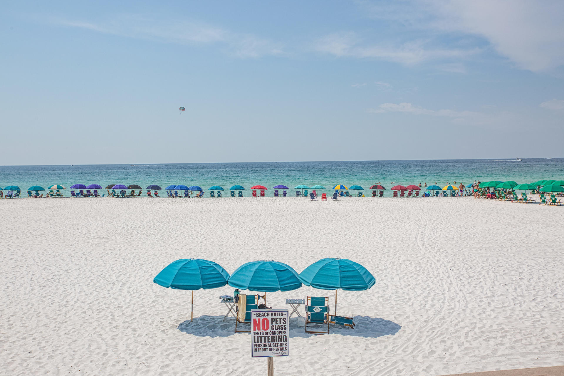 Beautiful Gulf Front property with great views of the Gulf, Pass, and Destin Harbor from this sixth floor top level unit! Beachy decor and paint makes this unit a strong renter. Last year it grossed over $42,000 with some owner usage and is having a strong year for 2020 in spite of losing the spring due to Covid 19. It has two bedrooms, two full baths and a bunk room which make it desirable for families. Large Master Suite with walk in closet. Owner lock out closet in unit and an added bonus is the under garage parking and separate storage unit. Inlet Reef is gated and offers on-site security, on-site HOA, lighted tennis courts, heated pool and spa, cabana, grills, gym, shuffle board, community room, and the most beautiful beaches on the Emerald Coast that have just been re-nourished. Inlet Reef has to increase the HOA dues due to shortages from covid. They basically added $100/month. They are hoping to reduce them once the rental income comes back.
Being offered fully furnished and is turn key rental ready.
HBO is included in the cable package included in the HOA dues.
Owners are allowed to have pets.
The complete HVAC system was replaced in 2016.
There a a few exclusions of wall decor: The Destin Rodeo framed prints and an original painting done by the seller.