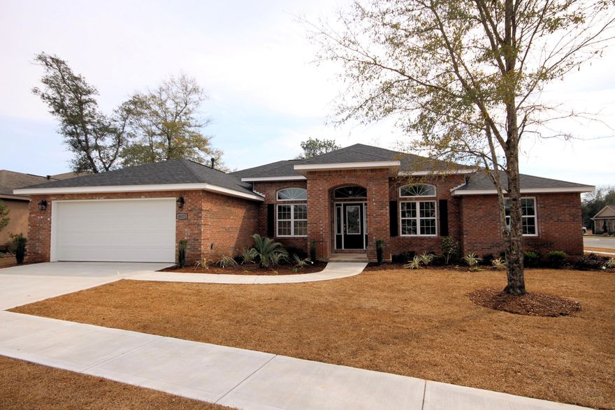 Beautiful one story home in Chanan Estates. This home is located South of I-10 for your convenience to Eglin Air Force Base,Duke Field, Schools, Beaches and shopping.From the moment you walk in the door you will be amazed with all of its fine touches. This floor plan is very functional for all types of households. Formal dining room for those large gatherings, office/den across from the dining room with French doors. Want to get all cozy by the fire? Well the family room has a fireplace with tall ceilings, Crown molding and recessed lighting.The light and bright kitchen overlooks the breakfast area has granite counter tops, stainless steel appliances and an abundance of cabinets. Guest bedroom has a full bathroom.