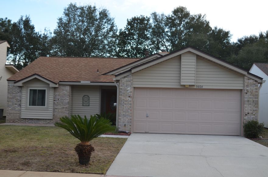 **COMING SOON**LARGEST LOT IN CEDAR RIDGE**DIMENSIONAL SHINGLE ROOF & GUTTERS REPLACED IN 2011**ALL NEW HVAC,WATER HEATER & WINDOWS IN 2012**HURRICANE SHUTTERS CONVEY**2 CAR GARAGE W/ NEGOTIABLE SHELVING**NEW CARPET IN BDRM**FOYER HAS AN OVERSIZED COAT CLOSET**LARGE EAT-IN KITCHEN HAS GAS STOVE & REFRIGERATOR CONVEYS**OPEN DINING ROOM/OFFICE SPACE/3RD BEDROOM**COZY LIVING ROOM HAS A FIREPLACE & OVERLOOKS THE 16X10 SCREENED FLORIDA ROOM**LARGE MASTER BEDROOM COMFORTABLY FITS A KING SIZE BED W/ SIDE TABLES, WALK-IN CLOSET & SEPARATE BATH/COMMODE**GUEST BDRM HAS GREAT CLOSET SPACE & PLENTY OF ROOM**MATURE LANDSCAPE INCLUDES CREPE MYRTLES & GRAPEFRUIT TREE**FIRE PIT IS PERFECT FOR ENTERTAINING**BACKYARD HAS 12X10 SHED TO STORE LAWN TOOLS WHICH CONVEYS AS IS**PRIVACY FENCE**