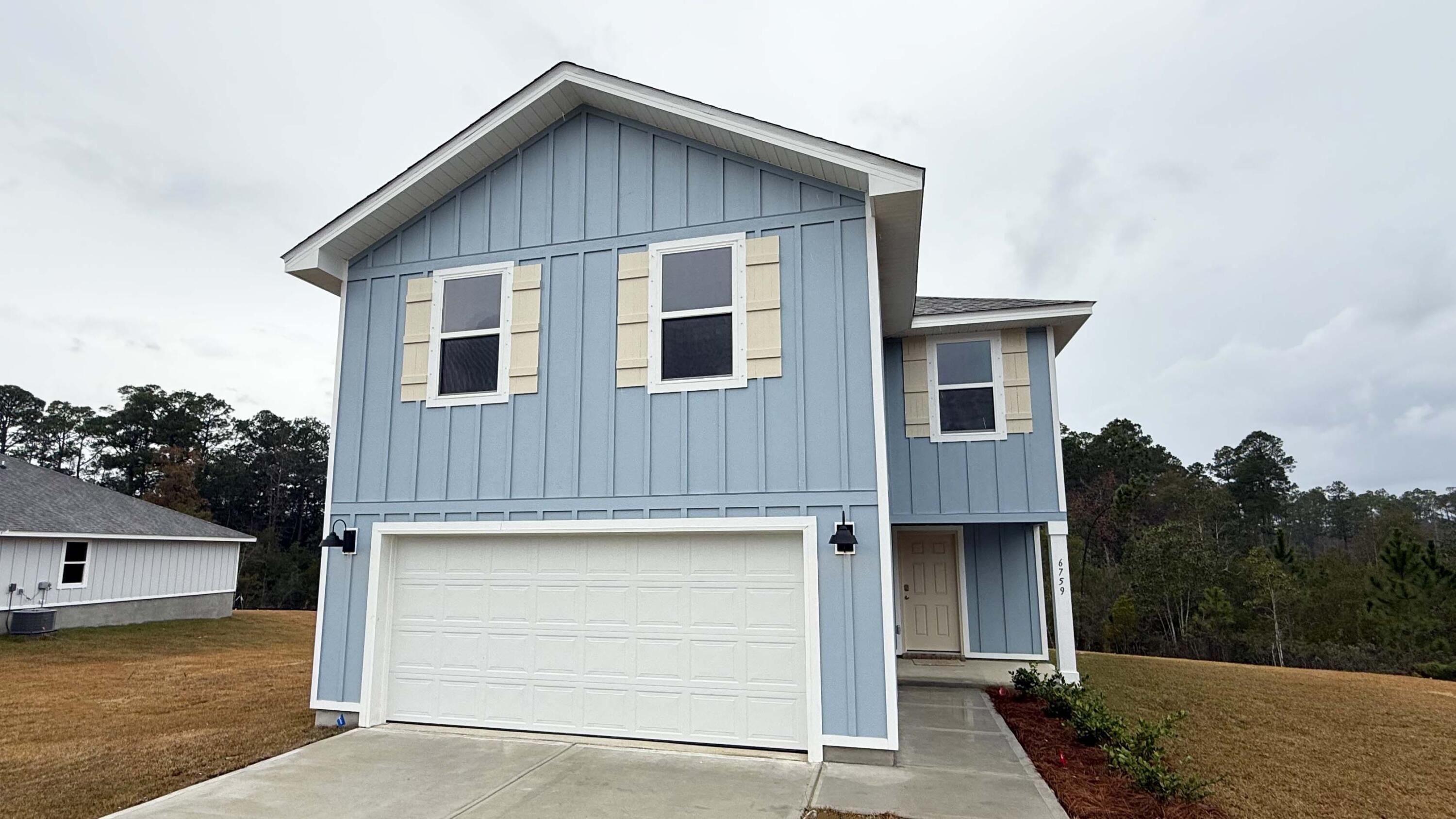 ALMOST READY FOR MOVE IN! AWESOME SPACIOUS OPEN CONTEMPORARY DESIGN.  NEW CONSTRUCTION in unique Heritage Plantation with a community pool & gazebo. 2 story Aisle floorplan, a desirable & relaxed open concept, great for entertaining. The well-designed kitchen offers stainless appliances, beautiful counter tops, undermount sink, built in microwave, quiet dishwasher, pantry, smooth-top range & large island bar. Upstairs spacious bedroom 1 with adjoining beautiful bath, featuring   double vanity, extra storage & lg. shower.  Striking wood-look flooring & plush carpet in the bedrooms. Smart Home 'Connect' system included. Stylish traditional home with beautiful clean lines & an easy drive to the airport, military base, beaches at Ft. Walton, Destin & minutes to 'Blackstone Golf Course.