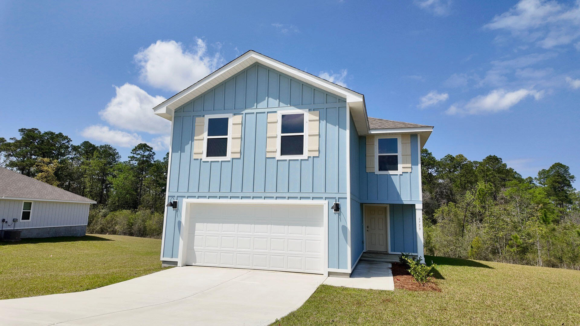 AWESOME SPACIOUS OPEN CONTEMPORARY DESIGN. NEW CONSTRUCTION in unique Heritage Plantation with a community pool & gazebo. 2 story Aisle floorplan, a desirable & relaxed open concept, great for entertaining. The well-designed kitchen offers stainless appliances, beautiful counter tops, undermount sink, built in microwave, quiet dishwasher, pantry, smooth-top range & large island bar. Upstairs spacious bedroom 1 with adjoining beautiful bath, featuring double vanity, extra storage & lg. shower. Striking wood-look flooring & plush carpet in the bedrooms. Smart Home 'Connect' system included. Stylish traditional home with beautiful clean lines & an easy drive to the airport, military base, beaches at Ft. Walton, Destin & minutes to 'Blackstone Golf Course.