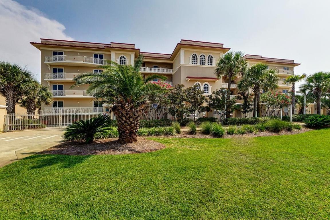 Welcome to the one and only ''Penthouse at Dunes of Crystal Beach''. This stunning condominium is nestled at the heart of this premier community in Crystal Beach. Directly facing the gulf, this newly renovated penthouse showcases the famous Emerald Coast waters with views unsurpassed by any other unit in this complex. The entire condo has been professionally redecorated to accommodate all the elegance and prestige befitting a luxury property. Featuring 9.5 feet ceilings, deluxe decorative trim, and beautifully crafted crown molding throughout. Not only does this unit boast of a spacious, naturally lighted, and comfortable floor plan, but it also incorporates all high-end finishings. Beautiful upscale lighting, 3cm granite counter tops, and top of the line appliances complete the dreamy