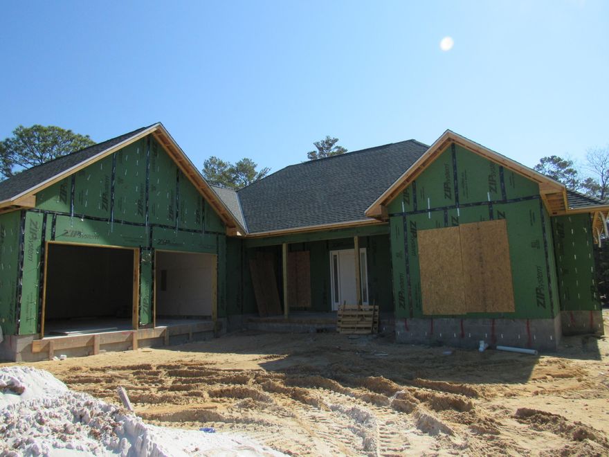 Beautiful New Home in Niceville built by premiere builder!! Spit Bedroom - Open Concept Floor Plan perfect for hosting friends and family. 4 Bedrooms/3 full baths & 1 half bath (Master has walk-in shower, dual vanity, large walk-in closet; 2 full guest baths ; one with upgraded walk-in shower) Gas fireplace, quartz countertops, stainless steel bosch appliances, 36'' dual fuel range w/stainless hood, under cabinet lighting, recessed lighting, lots of storage, side entry 650 sq ft. garage with extra space, over 500 sq ft of covered porches (back porch screened) and so much more. Great location to military bases, shopping, restaurants, A+ schools, & beaches. Some pictures of similar home. Buyer to verify all deemed important information.  See documents for more info.