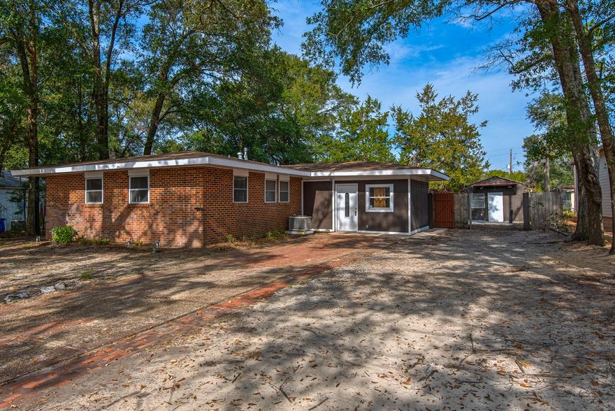 Price adjusted to help with updates and upgrades! Don't miss this opportunity to buy under market value! Easy to enjoy with a large lot, a large deep POOL that was replastered, and new updated equipment installed in 2016, in Valparaiso and convenient to everything! The A/C was installed in 2020, the hot water heater also is only a year old.  Come on out and see beyond the beach at this home that is perfectly livable/loveable and gives you all the opportunity to update as you want it. The home also has a nice shed that conveys as-is but allows for great storage. Once you see the home, you will be challenged to see comparables at this price! This is a real deal for a smart shopper. **Seller to replace roof and wiring with an acceptable offer**  PSSST.....don't wait! Call for a showing today.