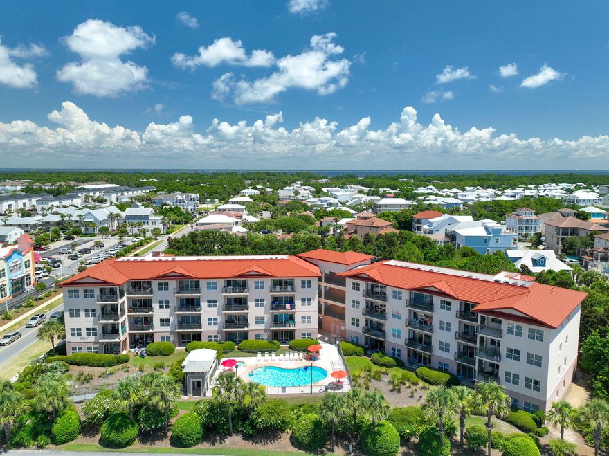 Welcome to your coastal retreat in the heart of Miramar Beach at Emerald Waters Beachside Condo! The deeded beach access is only steps away and can be seen from the private patio. This well maintained 2-bedroom, 2-bath condo is perfectly positioned on the second floor, offering peaceful poolside views and easy access to all the best the area has to offer. Step inside to find a bright and open floor plan with updated finishes such as tiled floors, granite counter tops, coastal decor, and plenty of natural light. The living and dining areas flow effortlessly onto a private balcony, ideal for relaxing while overlooking the community pool.The guest bedroom features private access to the shared hallway bath as well as space for a king-sized bed. The primary suite boasts poolside views, private bath with double vanity and walk-in shower. The kitchen comes fully equipped with modern appliances and everything you need to enjoy your time. This unit is being sold furnished and turnkey ready. Whether you're searching for a second home, vacation rental, or full-time residence, this condo offers the perfect blend of comfort, style, and locationjust seconds from the beach, dining, shopping, and golf. Don't miss your chance to own a slice of paradise in Miramar Beach! With places like Pompano Joes, Seascape Towne Center, Silver Sands Outlets, Surf Hut, and so much more all under 2.5 miles away, you couldn't find a better location. 