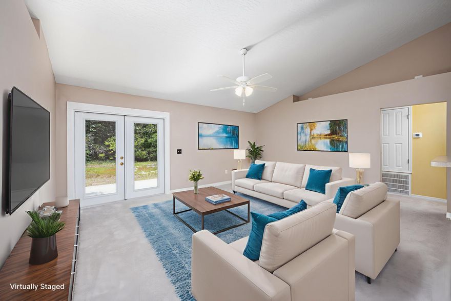 Move-In Ready & better than ever in Navarre! Now vacant and gleaming from top to bottom, this refreshed beauty is ready for its next chapter--and that could be yours! Situated on a massive .39-acre lot with pool potential and room to park your boat or RV, this home is perfectly located just minutes from the Bay and public boat launch access. Step inside to find a fully deep-cleaned interior and exterior, a brand new A/C system, fresh carpet, and a new septic drain field with inspected tank. Even better, a brand new roof is scheduled to be installed before closing--talk about peace of mind!Built in 2006, this 3-bedroom, 2-bath home offers a smart split floor plan, 2-car garage, and thoughtful features like Spanish lace ceilings, plant ledges, surround sound pre-wiring, & metal hurricane shutters to keep your investment protected.
The kitchen shines with all-wood cabinetry, a center island, built-in microwave, dishwasher, and self-cleaning oven. Flooring includes tile in the foyer and master bath, vinyl in key utility areas, and brand new carpet in the family room, hallway, and bedrooms.
All the big-ticket updates are DONEjust move in, kick back, and start living the laid-back Navarre lifestyle you've been dreaming of. This is the one you've been waiting for!
