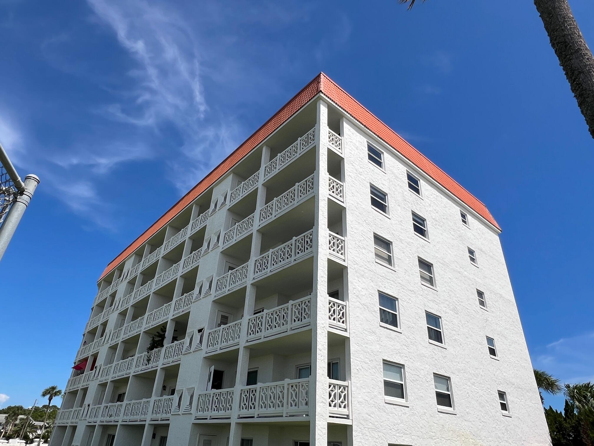 VA LOAN APPROVED CONDO! Discover breathtaking views of the Gulf and Sound from this stunning 5th-floor corner unit, featuring 2 bedrooms, 2 baths and a Deluxe Sized Balcony! This lovely condo offers an inviting living space that flows into a well-sized kitchen equipped with ample cabinetry, separate pantry, and plenty of counter space. Brand New Appliances have just been installed along with new Fixtures & Fan/Lights! The Kitchen Breakfast Bar opens up to the living room, where large windows frame beautiful dual views of the Gulf and Sound. Enjoy abundant natural light and a seamless connection to a deluxe, covered balcony that extends your living space outdoors, complete with a storage closet and sweeping views of the well-maintained grounds and shimmering Gulf waters. Brand-new luxury vinyl plank flooring installed throughout! The Master Suite connects to the Balcony for gorgeous water views! The Master offers double closets, a spacious vanity, and a shower/tub combination for comfort and convenience. The guest bedroom is generously sized and adjoins a full bath equipped with a faux marble shower. Nestled in the desirable El Matador complex, this property provides unmatched amenities, including 24-hour security, tennis and basketball courts, sauna and steam rooms, laundry facilities on each floor, a fitness center, and two pools (one heated during winter months). Owners have the option to install low-flow washer/dryers within their unit for added convenience. El Matador's unique location at the end of Okaloosa Island is adjacent to preserved, government-owned beachfront property, ensuring unobstructed and serene surroundings. Set within over 11 acres of lush, landscaped grounds filled with palm trees, this condo is an ideal choice for rental income or year-round living. With ample parking and quick access to recreation, dining, and shopping, this unit embodies coastal living at its finest. Don't miss out on this rare opportunity to own a piece of paradise. Call today to schedule your viewing!