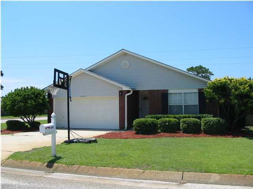 PRICE REDUCTION! What a great location! Close to Hurlburt Field and beaches. 3 Bedroom, 2 bathroom home on corner lot has a privacy fenced back yard and great landscaping. Security System in place. In-ground pool in back yard and wired for surround sound as is the living room and garage. Interior features large, open living area, dining room and kitchen. Master bathroom has travertine flooring in place. Living room has hard wood flooring. Lawn pump and sprinkler system.