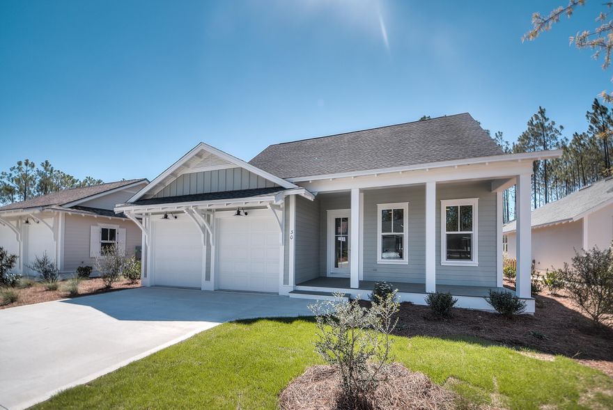 MOVE IN READY! The Coral Bean floor plan offers 2,210 sq. ft., 4BR/3.5BA and a 2 car garage. This home will offer 9' ceilings, Medallion Aspen Hills flooring in living area, natural stone Travertine on bathroom floors, and Quartz counter tops throughout and under lighting for the cabinets. The kitchen will offer Professional Frigidaire series stainless appliances with a gas top range and electric oven. Installed Gas Stub ready for grill. As part of the Amenity fee homeowners have access to the Village Commons Pool & Fitness Center and Lake Powell Dock; UNLIMITED golf with no green fees (cart fees apply) at the Origins Golf Course; and 15% Discount on all food/bev at Fish Out of Water and Gathering Spot & Sushi Bar (both at the WC Inn).