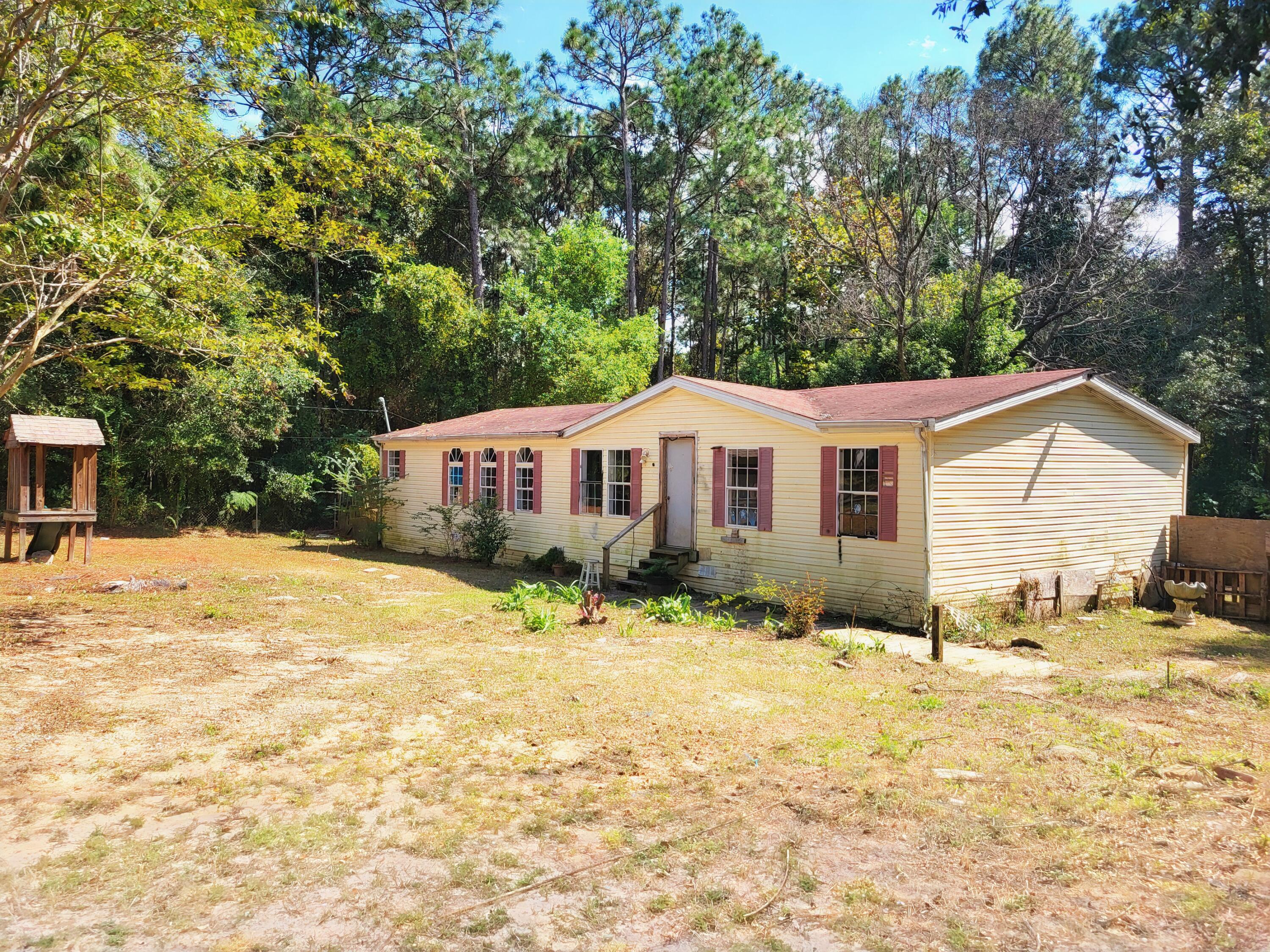 Nestled on a generous 1.5-acre lot, this 1999 mobile home offers 3 bedrooms and 2 bathrooms, providing ample space and potential for your personal touch. With an open layout that enhances both space and natural light, this home is a blank canvas ready for transformation. The expansive lot offers endless possibilities for outdoor activities, gardening, or future additions, giving you room to make it your own. Located in a peaceful setting while still close to top-rated schools, shopping, and dining, this property perfectly balances tranquility and convenience. With a little TLC, this could be the ideal home for those looking for both value and opportunity.