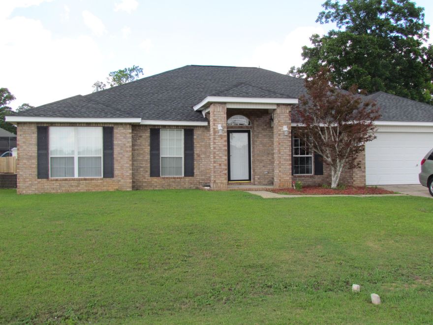 This large 4 bedroom, 3 full bath home has a split bedroom plan. There is a large kitchen that opens to the breakfast nook and the formal dining room. Master bedroom will accommodate a king size bed and has a large walk-in closet. Roof was replaced this May. There is a community pool and tennis courts for your enjoyment. Come see this home today. Seller will provide an Old Republic Home Warranty.