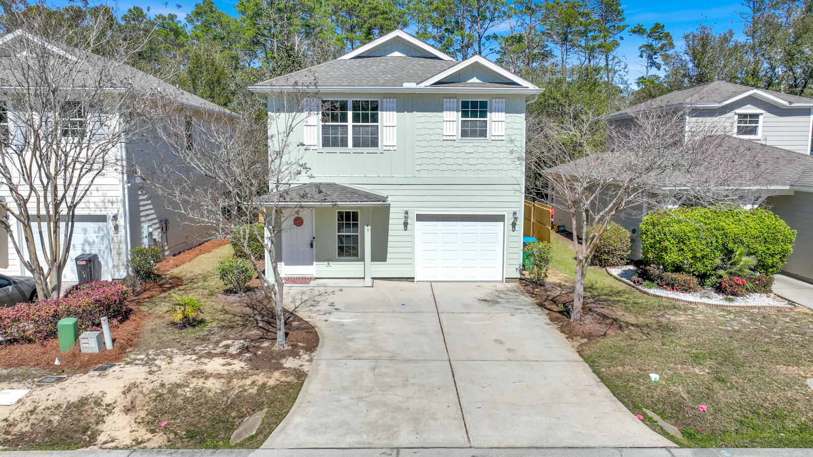 Welcome to 49 Hackberry Way in the heart of Santa Rosa Beach! Close to both the beaches and the bay, this charming home offers an open floor plan with half bath downstairs, and two spacious bedrooms along with roomy bathrooms upstairs. A brand new yard fence along with a freshly painted exterior makes this home stand out from the rest. A great home at a great price, call today for a showing!