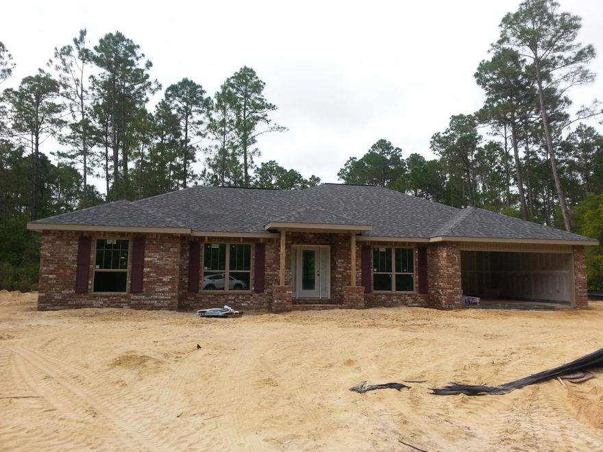 UNDER CONSTRUCTION, our new 3 bed, 2 bath Caymate Key II home offers a popular design lay-out: the kitchen and family room are completely open to each other, perfect for entertaining or family gatherings. The kitchen will offer a large island with granite top and sink, and bar top for stools. Stainless appliances, walk-in pantry, and over and under cabinet lighting, which can be used separately for low level evening lighting, also included. The family room and kitchen are bathed in natural light as both areas have triple windows. This home will have the ''Flex'' room, perfect for an office, and will have a formal dining room. The master suite is on the opposite side of the home from the other 2 bedrooms and located in the rear of the home. The master bath will have a custom...(see more)..