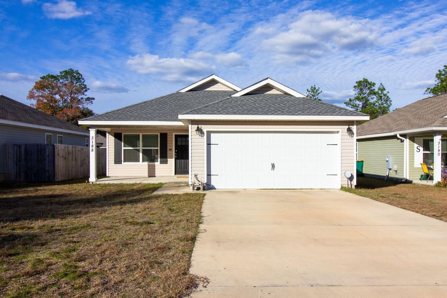 Welcome to 3 bedrooms in Crestview!! This charming house is located in the desirable Crestview, FL area, offering a convenient and peaceful living environment. With 3 spacious bedrooms and 2 bathrooms, this home provides ample space for comfortable living. The open floor plan creates a warm and inviting atmosphere, perfect for entertaining guests or spending quality time with loved ones. The kitchen island is a chef's dream, providing plenty of counter space for meal preparation and storage. Step outside onto the covered patio and enjoy the fresh air while sipping your morning coffee or hosting a summer barbecue. Don't miss out on this opportunity to make Crestview your new home. Contact us today to schedule a tour and experience the beauty and convenience of 3 bedrooms in Crestview! Schedule a showing today. Call 850-729-0399 View rental requirements or apply at www.RentwithBSR.com

No smoking or vaping. A small dog may be allowed with some restrictions and a $400 non-refundable pet fee. FEES: $50 per adult 18+ application fee, Landlord Liability Policy (if proof of Renter's coverage is not provided) $15 mo, Pest Assurance pest control policy $20 mo.