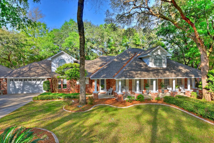 Welcome to this beautiful, well maintained 4 bedroom, 2.5 bathroom home in Waterview Cove off Bayloop Rd in Freeport. This home has been extremely well maintained and sits at the end of a cul-de-sac beautifully draped with oak trees and custom landscaping. If you are a car lover or need extra room for parking an RV, a boat, equipment, or the like, this is the home for you. The owner has built custom garages for up to 8 cars. There are so many custom features to this home including two large rooms on the back side of the home for the animal lover with access to the back yard. The home has tons of storage closets throughout as well as large walk in closets in all the bedrooms. This home has a very functional layout. The kitchen has a very central feel between the living room and the