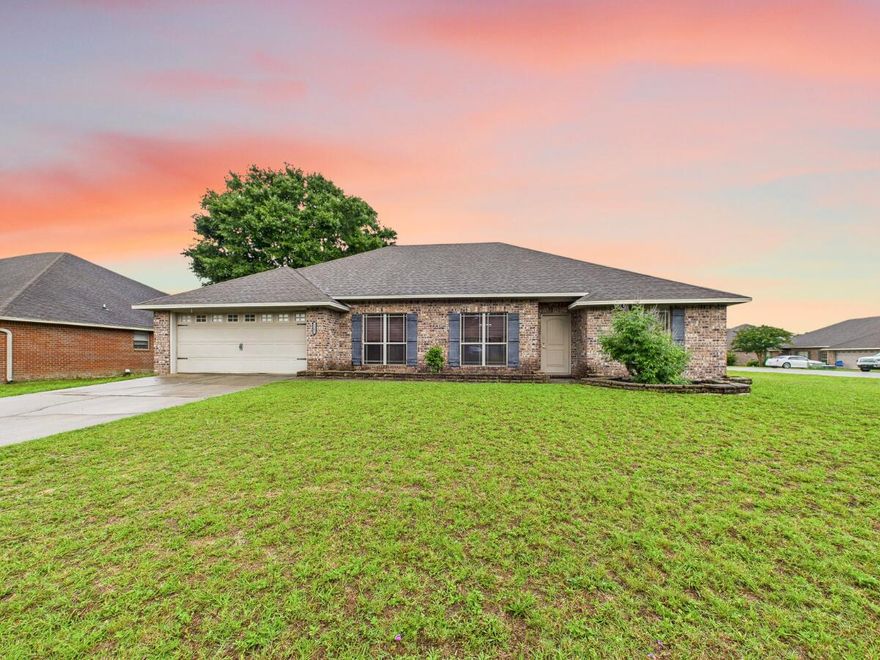 Don't miss this spacious 4-bedroom, 2-bath all-brick home in the desirable Lee Farms neighborhood of Crestview, FL! Sitting on a .3-acre corner lot, this 2,098 sq ft home features crown molding, a split floor plan, and plenty of room to live and entertain. Located just a short drive from Eglin AFB, Duke Field, and 7th Special Forces Group. As a bonus, the home offers an assumable mortgage with a low 2.5% interest rate. Close to schools, shopping, and more, this well-maintained home is ready for its next owner. Schedule your showing today!