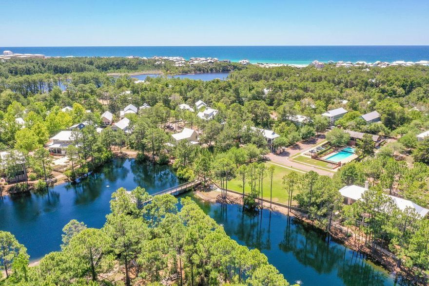 This beautiful home site in Blue Mountain Beach is located across from the community resort style pool and just steps to the park and lake areas on Pontchartrain N. The lot dimensions are 40' X 90' which offers builders a wide range of interior layouts and outdoor living spaces. Forest Lakes is a nature community with homes and lots situated around a stocked lake, resort style pool, outdoor pavilions, dog park, nature trails, playground, bridges, fishing docks, and wooded preserve. The nearest beach access at Gulfview Heights is within walking distance, bike or golf cart ride. The neighborhood is surrounded by Point Washington State Park providing peaceful nature trails for walks and recreation. And the town center at Gulf Place offers a great mix of local shops & restaurants,