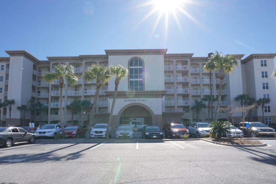 Welcome to Summer Place 203! As you walk in to the condo you enter a relaxing home with beautiful views of the gulf which can be enjoyed from the living area as well as the master bedroom.  The 3 bedrooms and 3 full baths give plenty of room for families and friends. The kitchen and baths have granite counter tops and tiled floors. Bedroom and living room furniture were replaced and condo painted in 2018. New bedroom carpets in  fall of 2019  Summer Place is a low density building offering plenty of room around the 2 large pools and the beach. There's a hot tub, work out room and grills.  For investors this is a great opportunity with a gross rental income of $73,000 in 2019. Whether your looking for a family retreat or an investment opportunity this is one property you don't want to mi