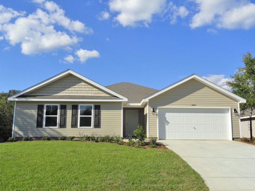 Great Location, South of I-10! The Denton has an open, split bedroom floor plan. Large kitchen with island, pantry, smooth top range, microwave and dishwasher. Listing Broker/Salesperson has ownership interest in the property. Photos may be of similar, but not necessarily the same home.