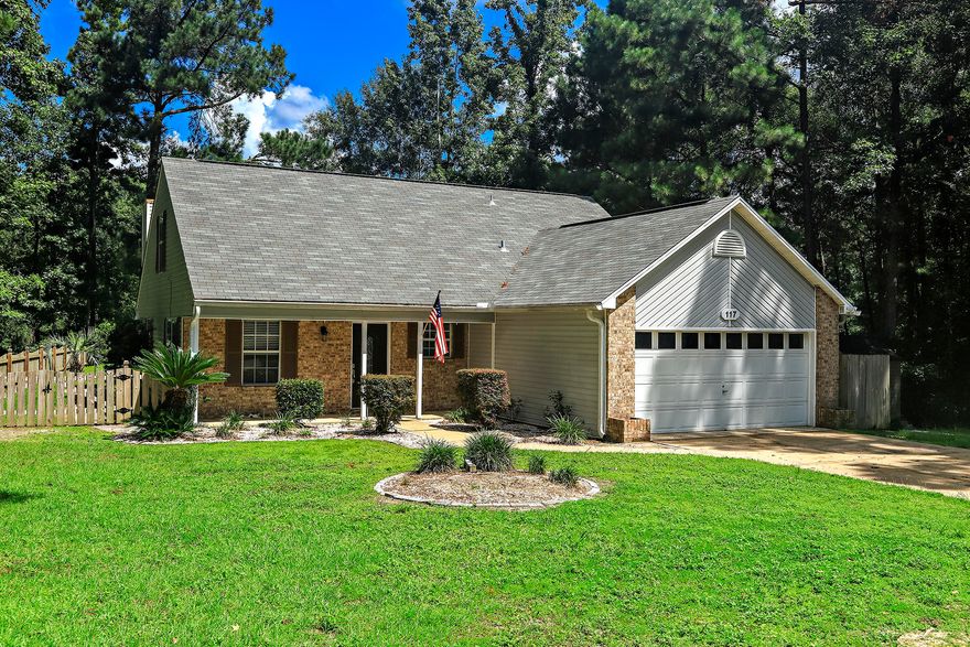 This is a great house with a beautiful view of the 18th fairway of Foxwood Country Club! Roof installed in 2013 per seller. Nice large lot with many lovely shrubs! There is an eat-in kitchen with all stainless steel appliances in place. Tile back splash and granite counter tops. Most of the flooring in the house is the larger ceramic tiles and the master bedroom has a lovely hardwood floor. The existing carpeting is like brand new! Formal dining room off of the foyer across from the kitchen. The great room is very large and has a corner fireplace. The master suite in downstairs with a large bedroom, beautiful master bath has a garden tub and a separate shower plus two vanities with granite counter tops and two large closets with built-ins.