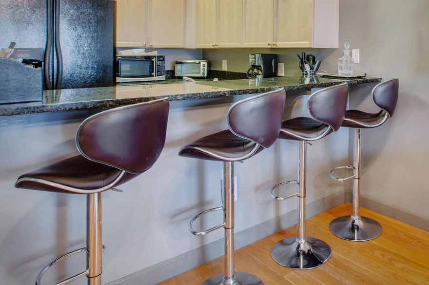 This professionally designed condo is conveniently located between Rosemary Beach and Alys Beach, providing easy access to restaurants, shopping, and the Gulf of Mexico's white sandy beaches. The open living/dining area is very spacious and comfortably furnished.  Enjoy dining in the well-appointed dining room with a table and buffet cabinet. The kitchen has a full-size refrigerator, pantry, and separate owner's closet. A bedroom with a full closet, and this unit has a brand new air conditioner. Buyer to verify.