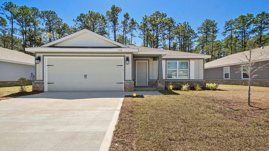 Welcome to 670 Riverwalk Circle, located in the charming town of Freeport, FL. This beautiful house offers a comfortable and spacious living space with 3 bedrooms and 2 bathrooms and large den with French doors that could be a 4th bedroom, office, study, etc. The open floor plan allows for easy flow and plenty of natural light throughout the home. The kitchen is equipped with modern appliances and ample storage space, making it perfect for those who love to cook and entertain. Step outside and discover the wonderful amenities this community has to offer. Take a refreshing dip in the community pool on hot summer days or stay active at the fitness center, which is equipped with state-of-the-art equipment. The clubhouse provides a great space for social gatherings or hosting events. For those who enjoy the outdoors, the community dock is the perfect spot to relax and enjoy the scenic views. With its convenient location, this house is just a short drive away from shopping, dining, and entertainment options. Don't miss out on the opportunity to make 670 Riverwalk Circle your new home. Contact us today to schedule a tour and experience the wonderful lifestyle this community has to offer.
***Photos are stock. Colors and selections may vary.

The Beach Sunsets Inc. Resident Benefits Package is designed to provide convenience and professional services to our residents. By applying, Resident(s) agree to be auto-enrolled in the program and pay an additional $25.00 each month, payable with rent. This program includes benefits such a Tenant Portal for online payments, 24/7 maintenance requests, air filter(s) auto shipped to your door, waived lease, lease change and administration fees and more! Benefits of this package may vary due to the property specifications. No discount will be given if an element of the package is not available. The cost of this package is all-inclusive.