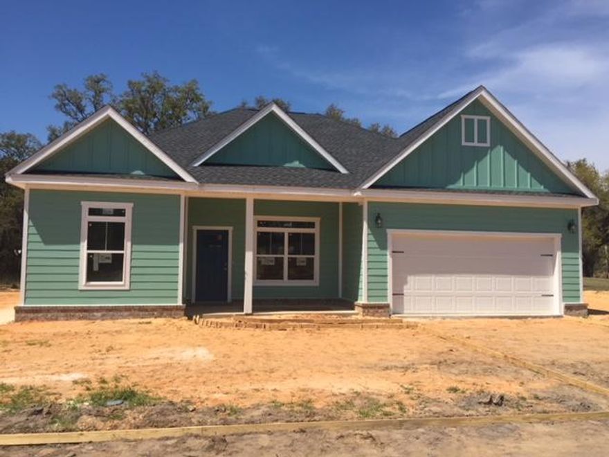 Ready in March! Brand new beautiful open plan! Huge kitchen island for entertaining and dining. Split plan for privacy. Great room is open to the kitchen for large gatherings. Nice covered back porch. Formal dining for cozy dinners. Study is roomy for those who work out of the home. Large walk in closets.