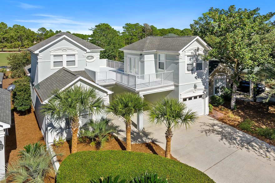 Coastal charm meets modern luxury in this exceptional 4bd, 4ba, home on Santa Rosa Golf Course. Moments away from the beach and 30a restaurants and shopping, plus move in ready! Every aspect of this property has been thoughtfully designed to provide an unparalleled living experience. The open floor plan & inviting outdoor patios create a warm and welcoming atmosphere for friends & family. The first-floor master suite is spacious and private with large walk-in closet and an opulent en-suite bath. The first-floor guest room would be a perfect office or study. The casita is ideal for guests who like a little more privacy with its own balcony. Home has only been occupied for a couple of weeks a year as a guest house for owners' family. Make an appointment to view today