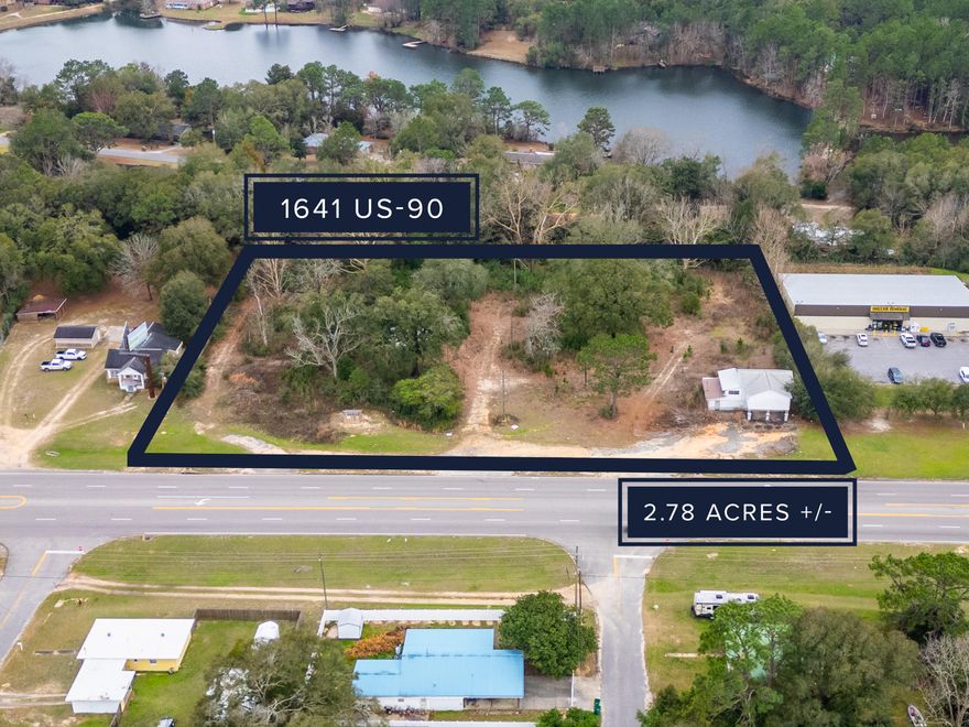 Prime 2.78-acre commercial lot with 400' of highway frontage, just 1.3 miles from downtown Crestview in a rapidly growing area. Annexed into the city and zoned C-2, this property offers excellent visibility and accessibility for a variety of business opportunities. Positioned in a high-traffic corridor, it's ideal for retail, office, or service development. Don't miss this chance to invest in Crestview's expanding commercial market!