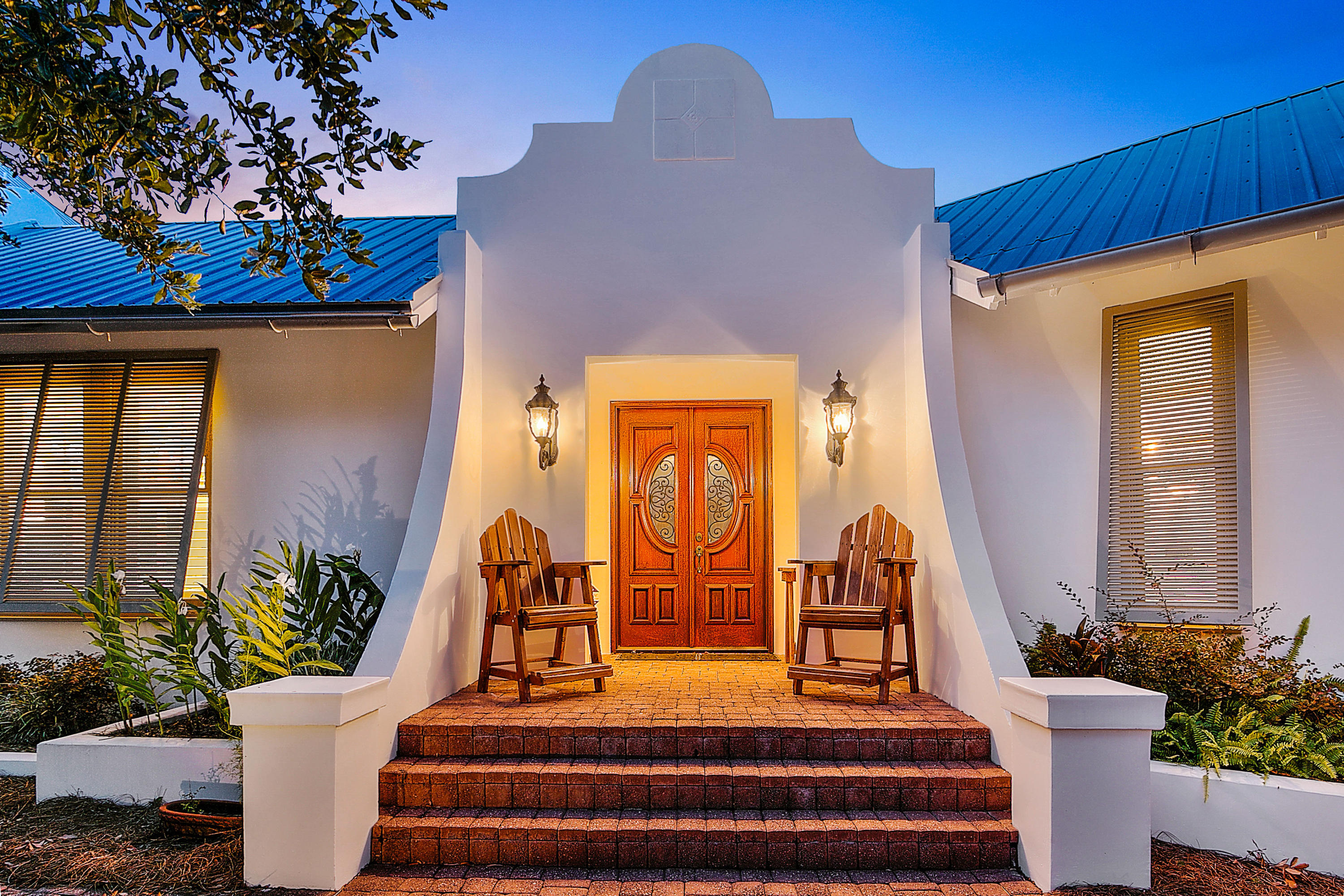 SELLER ACCEPTING BACK-UP OFFERS! Rare find one-level home on one of the largest lots in Rosemary Beach! This 4BR/3.5BA custom home is an extremely private oasis with a spacious resort style pool, open living, dining & kitchen area, 2 Guest Suites, ample parking, a custom Bunk Room and a 640Sq.Ft. atrium w/ oversized hot tub & entertaining area. The U-Shaped design allows for maximal privacy, making the home perfect as both a full time residence or a vacation rental property. Rental projections are over $171K making for a great ROI! A gorgeous Master Suite encompasses the east wing of the home with a large walk-in closet & beautiful courtyard views, while the 2 additional Guest Suites and Bunk Room are on the West wing. The space flows seamlessly between indoor and outdoor living areas