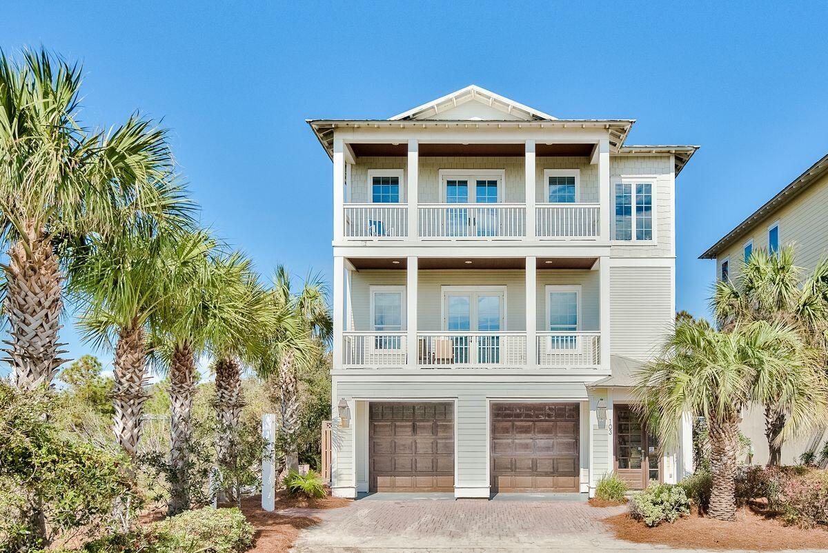 Beautifully constructed and finely appointed, this exceptional beachside retreat is an impressive rental machine with over $160,000 gross income booked for 2021 with projections to finish the year at $175,000 via Forever Destin Beach Rentals. Notable features include a spectacular open floor plan with great gulf views from the third level as well as a private plunge pool and surrounding pool deck. The first level boasts a full bedroom suite with ensuite bath as well as a small living space and pinterest-worthy bunk room, all of which is accessible to the private plunge pool and pool deck.