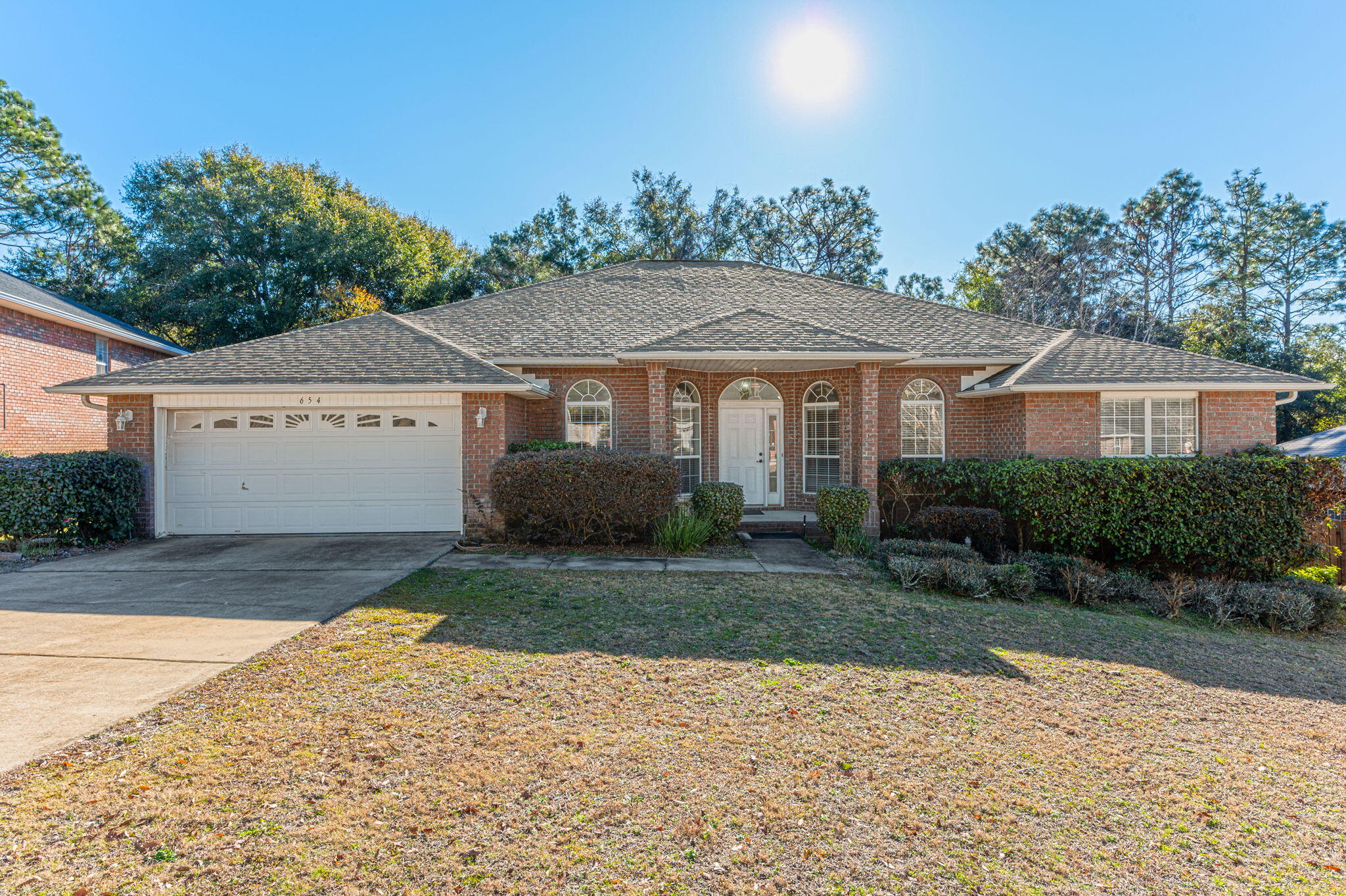 Introducing a spacious 4-bedroom, 3-bathroom home located in Crestview. This charming house boasts a large back yard perfect for outdoor entertaining and relaxation. The master bathroom features a luxurious soaking tub and double vanity for added convenience. Step outside onto the back yard deck and enjoy the serene surroundings. Don't miss out on the opportunity to make this house your new home. Call us today to schedule a showing!