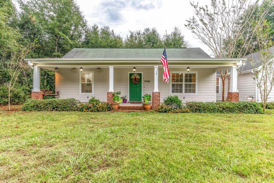 This home has it all from a 300 sf covered porch, to a HUGE workshop, mother in law suite and 4.68 acres, this home is sure to impress! Located close to Crestview, 1-101 and 87 S makes this home central yet private. Nestled on just shy of 5 acres there is plenty of parking, most of the land is wooded, the cleared area is where the home and workshop sit. Coming in off the front porch you are graced with an open floor plan- living, dining and kitchen area. Neutrally painted with off white glazed cabinetry and a lovely pantry, tiled flooring and vaulted ceiling. On the left side of the home is the master bedroom with ample room for large furniture, a master closet and master bath with tub and shower, dual sinks and additional space for changing. Thr other side of the home, past the living room you will see the over sized laundry room and full bath. In addition there is a second living space with a small apartment like kitchen great for movie night or even a beer fridge and a large bedroom.

Off the kitchen there is a large deck, small fenced in area for the pups, and access to the HUGE workshop and the smaller workshop - yes there are 2! This space has a metal roof which should last a lifetime. Also adjacent to the workshops is the mother in law suite and covered porch. This apartment has a fully operational kitchen, full bath and claw foot tub, built in cabinetry for storage and entertainment.  

Inside the large 1st workshop- opens with an overhead garage style door, this area is plumbed with sink and stack able washer and dryer. There is an additional 220V outlets for east of use with power tools. Through the right side of the workshop is the 2nd heated and cooled enclosed workshop with additional outlets and wonderful work space. 

The home is equipped with a security system should you wish to activate it.  The third bedroom is the mother in law suite, the main house has 2 bedrooms.