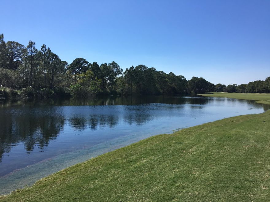 Here is a prime, beautiful, lake front, golf course lot tucked away in a very private cul-de sac street and located in popular Emerald Bay, a gated golf and tennis community in Miramar Beach. This property is nicely sized, very build able, has lovely mature trees and is overlooking the 7th hole of the Emerald Bay Golf Course. The clear lake, with it's wooded background, is directly in view of this homesite, offering serene and pristine views. Bring an offer!