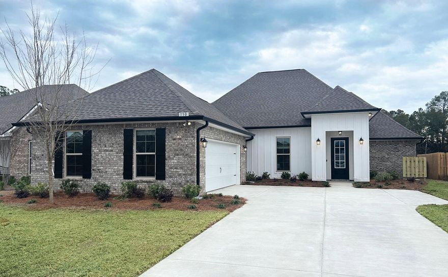 Awesome builder rate, FREE window blinds + choice of 2 FREE: front gutters, fridge, OR smart home package. Restrictions apply.

The CLAUDET III G in Starburst at Hammock Bay community offers a 4BR, 3BA open design with formal dining and keeping room. Upgrades added (list attached).  
Features: double vanity, garden tub, separate custom tiled shower, and 2 walk-in closets in master bath, tray ceiling in master bed, kitchen island, walk-in pantry, covered porches, recessed lighting, crown molding, framed mirrors, smart connect Wi-Fi thermostat, smoke and carbon monoxide detectors, landscaping package, architectural 30-year shingles, flood lights, and more!
Energy Efficient Features: water heater, electric kitchen appliance package and more! Energy Star Partner.