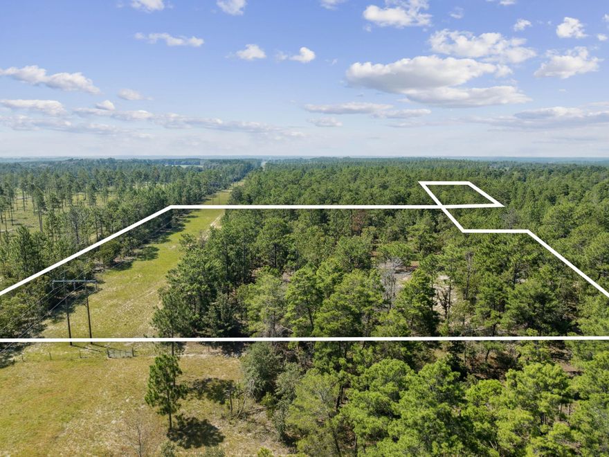 Discover the freedom and space you've been searching for with this beautiful 10-acre parcel in the heart of Defuniak Springs. Set on level, high-and-dry ground, this property offers the perfect canvas for your vision -- whether that's a private country retreat, a stylish new manufactured home, or a thoughtfully designed tiny home (minimum 800 sq. ft.).Over 8 acres of the land are already fenced, giving you a secure foundation for livestock, pets, or simply added peace of mind. Scattered hardwood trees provide natural shade, while open spaces invite gardens, homesteading, or wide-open recreation. Easily accessed by a cleared easement off a county-maintained road, the property feels tucked away yet remains conveniently connected. Whether you're dreaming of a peaceful weekend getaway, a permanent residence, or an investment in land with lasting value, this Defuniak Springs acreage is ready to bring your vision to life.

FULL LEGAL DESCRIPTION: W2 OF NW4 OF NE4 OF NE4 OF NE4 SEC 28-4N-20W OR 3241-514 OR 3316-3526 ALSO: E2 OF NW4 OF NE4 OF NE4 OF NE4 SEC 28-4N-20W OR 3241-514 OR 3316-3526 ALSO: W1/2 OF NE1/4 OF NE1/4 OF NE1/4 OF NE1/4 SEC 28-4N-20W OR 60-416 OR 3242-1774 OR 3316-3526 ALSO: E1/2 OF NE1/4 OF NE1/4 OF NE1/4 OF NE1/4 SEC 28-4N-20W OR 2436-1593 OR 3241-514 OR 3316-3526 ALSO: E1/2 OF SE1/4 OF NE1/4 OF NE1/4 OF NE1/4 OR 2436-1589 OR 2643-162 OR 3345-1106 ALSO: W1/2 OF SE1/4 OF NE1/4 OF NE1/4 OF NE1/4 OR 50-44 OR 2602-1228 OR 3345-1099 ALSO: E1/2 OF SW1/4 OF NE1/4 OF NE1/4 OF NE1/4 OR 31-331 OR 2291-1698 OR 2291-1701 OR 2643-162 OR 3345-1099 ALSO:W1/2 OF NW1/4 OF SE1/4 OF NE1/4 OF NE1/4 SEC 28-4N-20W OR 3009-2159 OR 3026-4269 OR 3345-1106