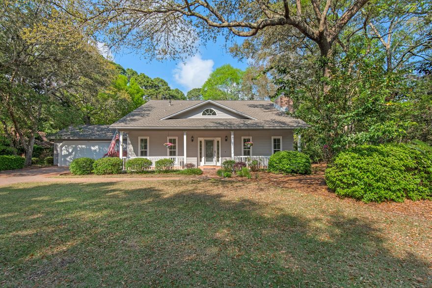 Wonderful in Windward! Welcome home to this Southern beauty located on a large corner lot in the highly sought after gated neighborhood of Windward. Nestled deep within Bluewater Bay of Niceville and zoned for top rated Bluewater Elementary/Ruckel Middle/Niceville HS, this stunning property features a large covered front porch, NEW roof (2023), NEW water heater (2023), fresh paint through the home and NO popcorn ceilings. The large entryway includes soaring ceilings and front entry staircase. The primary suite and bath are on the first floor along with large family room w/ gas fireplace, dining room, breakfast room, custom galley kitchen and french doors to the backyard oasis. Upstairs includes 2 large bedrooms and full bath. An extra large bonus closet is attached to a bedroom that can be