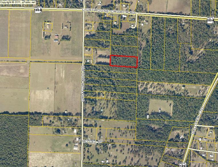 3.7 acres of wooded land. 60 foot easement off of Adam Thomas Lane is access to property. City water and has been surveyed. 3 additional large tracts available off of Griffith Mill Road. Call or message agent for details. Seller reserves all mineral rights.