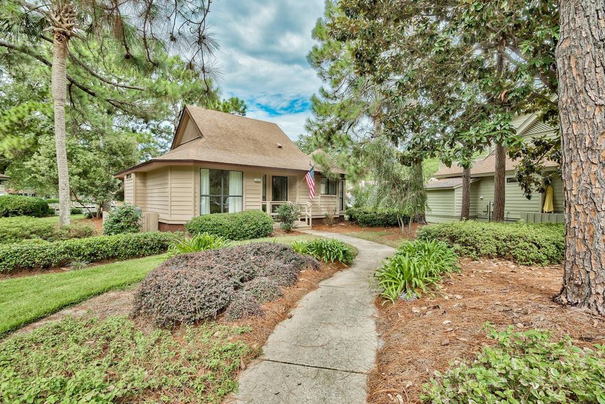 Located in the highly desirable Sandestin Golf & Beach Resort, this lakefront cottage offers plenty of space for family and friends to relax and enjoy quality time after a long day at the beach or shopping at one of the many area retailers. The large screened porch overlooking the lake is the perfect place for a night cap on a warm summer night. On crisp winter evenings, you can relax in front of the fireplace in the living room. One Bedroom has views of the lake and porch access. The newly renovated kitchen features white cabinetry, beautiful quartz counters and glass mosaic backsplash. Exterior with new paver drive and entry (to be completed by 8/31/18) Fresh paint throughout complete this perfect lakeside retreat. All of this and the resort lifestyle with one of the world's most