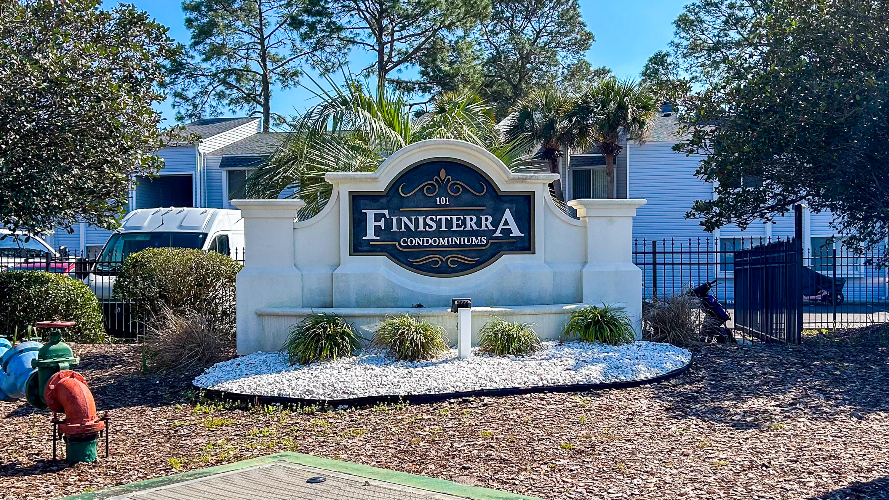 Escape to Finistera 17B: Your Bayfront Paradise Awaits! Imagine waking to the gentle lapping of waves and the vibrant hues of a Choctawhatchee Bay sunrise. This dream becomes reality at Finistera 17B, a beautifully remodeled 2-bedroom, 2-bath ground floor haven. Picture yourself hosting sunset gatherings on your private patio, witnessing breathtaking firework displays, and marveling at the graceful sailboats gliding across the bay.This isn't just a home; it's a lifestyle. Dolphins, pelicans, and herons are your daily companions, with the occasional majestic whale sighting adding to the enchantment. Launch your kayak or paddleboard from the community beach and explore the serene waters of the bay and Lake Como. Sunbathe by the pool, enjoy a game of tennis or pickleball, or simply unwind in the sauna.Inside, discover a meticulously updated space featuring granite countertops, modern cabinetry, and sleek stone backsplashes. The added living room window floods the space with natural light, highlighting the ceramic tile floors and fresh paint. Enjoy the convenience of a master shower and guest tub/shower, plus a laundry closet ready for your stackable washer/dryer.Finistera offers more than just a stunning unit. Benefit from a brand-new roof and siding (2023), with all assessments paid in full. The gated community ensures peace of mind, while the community room provides the perfect venue for larger gatherings. Assigned parking is just steps from your door, making everyday living a breeze.Located moments from Eglin Air Force Base, diverse shopping, and dining, and a short drive to the world-famous Emerald Coast beaches, Finistera 17B offers the perfect blend of tranquility and convenience. This is your chance to embrace a life of effortless luxury and natural beauty. Don't just dream of paradise - live it. Schedule your showing today and step into your new bayfront reality!