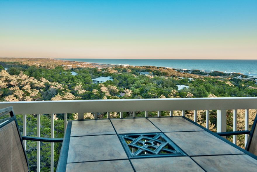 WELCOME to The Summit at Tops'l located in the renowned Tops'l Beach & Racquet Resort in Miramar Beach, FL. This beautiful property offers unique views that you can't find anywhere else in the area. Situated on the 9th floor this condo boasts incredible views over 4 Mile Village and Topsail State Park to the east down the coastline. This condo boasts an overall 3 bedroom, 3 bathroom floorplan laid out as a 2 bed, 2 bath with a full (beautifully remodeled) kitchen that is interconnected to a beautiful studio style master bedroom lockout with mini-fridge and master bathroom. The property owner can rent this property as two separate units as each have their own exterior entry or it could be rented as a full 3/3 with the interior common door opened from both sides.