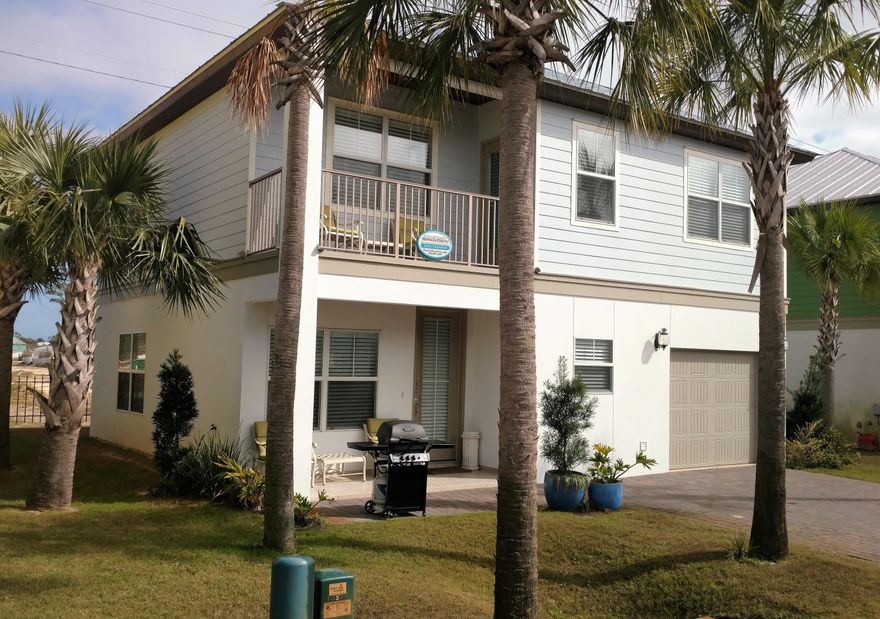 An amazing beach house within walking distance to the beach! 3 bedrooms, 4 baths, bonus loft area, and spacious garage. Ideal for primary residence, second home, or vacation rental property. Beautifully decorated and only 3 1/2 years old. The quaint community of only 10 homes has a community pool and is convenient to restaurants, shops, and all the beach has to offer. Schedule your showing today!