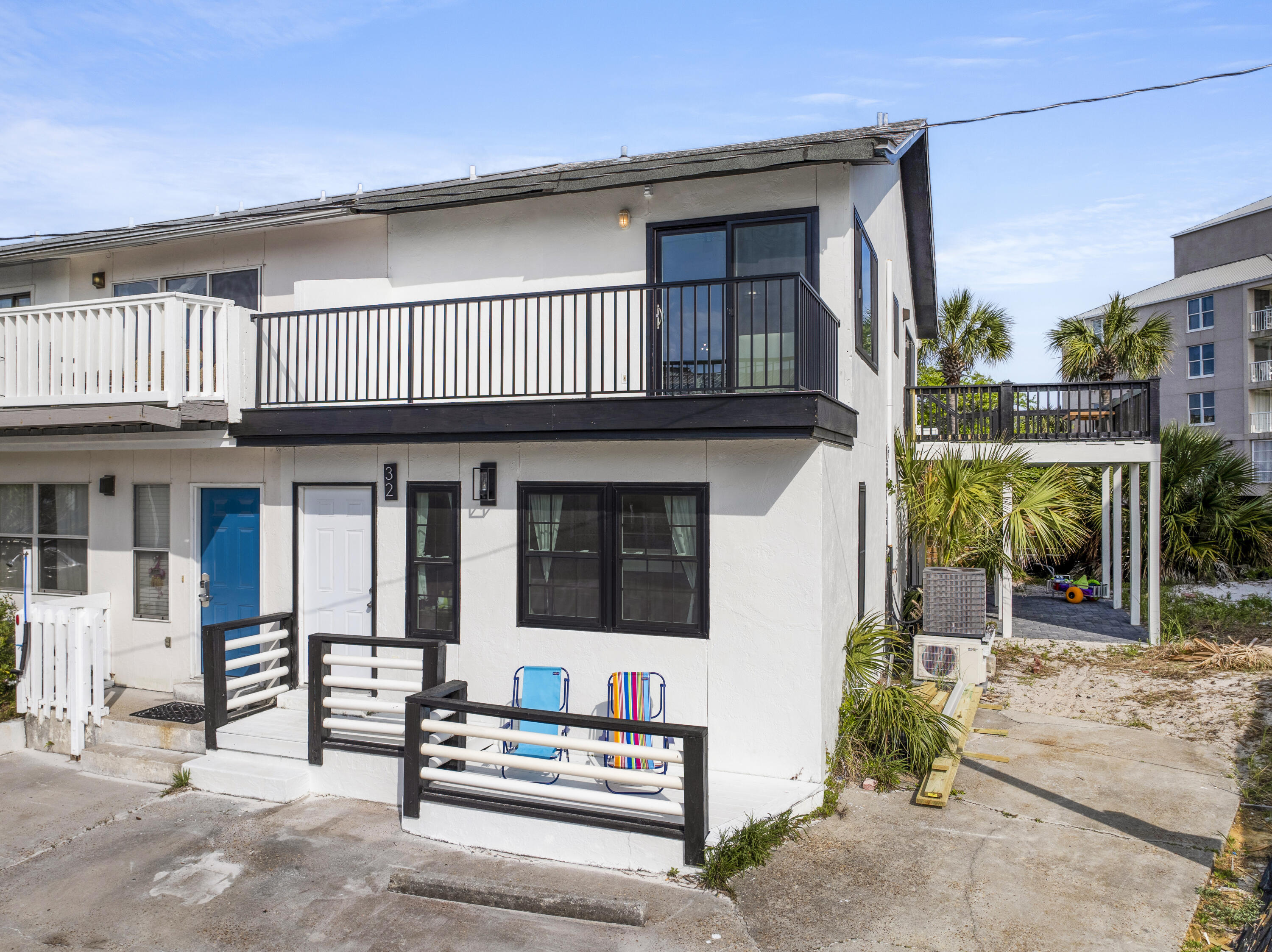Such a Great location. Walk to public beach access and follow the path to the Beach and Jetty's & to one of the best snorkeling spots in Destin. Furnished unit including washer & dyer. Dual AC units. Just bring your own linens, and personal belongings. New impact resistant windows. All appliances are new including washer & dryer. Both bedrooms are on 1st floor. Carpet in bedrooms and LVP everywhere else. Call to take a look. You won't be disappointed. Patio and Deck Furniture is staged and not included with the rental. Decks are empty of furniture. Create your own Space by adding your furniture to decks. Sorry No Pets. See virtual tour- but note that exterior shots are 1 yr old & 2 new 3 story units are now at the end of the road & the view off the decks looking to gulf are obstructed by the 2, 3 story units that are now at the dead end part of Gulf Breeze Ct. There is no direct access to the beach/gulf from the land at the end of Gulf Breeze court where the 2, 3 story units now sit- You will need to walk (or drive if preferred ) to a public beach access point to access the Gulf and the Jetty's.
Tenant to pay all utilities. Long term 12 month lease available
Rent for May to be discounted to $2300 and each month thereafter to be $2500 per month