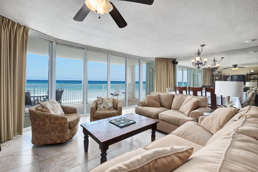 Long Beach Towers unit 806 is a corner unit in the highly sought after ''six stack'' which is the only Western facing corner stack and offers extra privacy, extra balcony space, and an idyllic view of the sunset due to its unobstructed western view corridors. I personally think the eighth floor offers the best experience in the building because it's high enough to avoid noise from the pool and low enough to still capture views of the beach without having to look down instead of out at the water. This unit has been tastefully renovated to include a built-in wet bar, nest thermostats, recently replaced water heater (2020) and HVAC system (2020), and a newly renovated walk-in shower in the master bedroom (2024.)