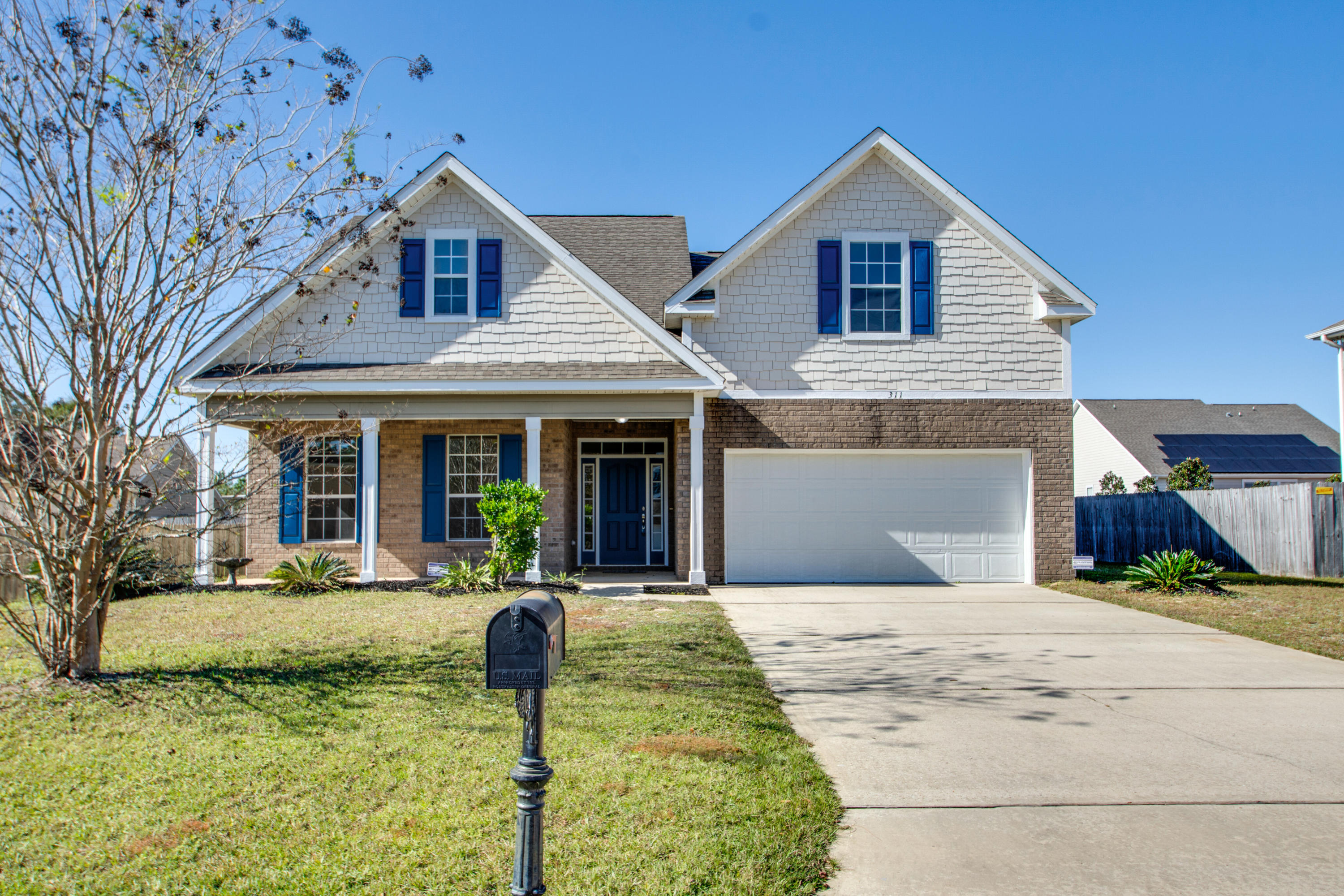 Beautiful Move-In Ready home in subdivision with limited inventory! Open Living Area with Vaulted Ceiling, Bonus Room above Garage and Sunroom looking into privacy-fenced back yard!