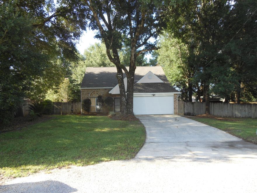 PRICE REDUCED!!!! GREAT HOME SOUTH OF I-10!! THIS 2 STORY, 4BR 2 1/2 BATH HOME IS JUST WHAT YOU'RE LOOKING FOR AND PRICED RIGHT!! Lovely setting on a cul-de-sac. You'll love the large trees & large back yard. Family room has cathedral ceiling & gas fireplace, large eat-in kitchen, plenty of cabinets and new microwave & dishwasher; sliding door leading out onto the patio; 3 b/r's & 1 1/2 baths downstairs (1475 sf) and master upstairs with dressing area & walk -in closet or make it a teenager's room or Media room (approx. 241 sf)!! Freshly painted. NEW ROOF in 5/17, NEW HVAC in 5/13.***COUNTY TAXES!! ***MAKE YOUR APPOINTMENT TODAY TO SEE THIS HOME!! *** NOTE:SELLER WILL PAY UP TO $5000 AT CLOSING TOWARD UPGRADES WITH FULL PRICE OFFER ALONG WITH $3000 TOWARD BUYERS CLOSING COSTS!!