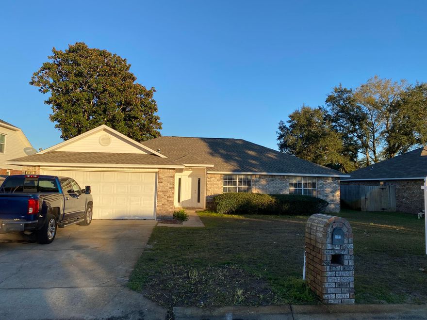 This home has been remodeled and will be a wonderful starter home or investment property. In the exclusive sound side neighborhood of Sandy Beach  where you will have access to the Santa Rosa Sound Intercoastal Waterway. Enjoy beautiful sunsets on the new community dock and beach where the neighbors have installed lights and benches on the pier. This home has been remodeled inside and waiting on windows. List of improvements is located in the Document section. Too many to list here. The neighborhood is the best out there from HOA management to friendly neighbors and a very safe street for children. This all brick split bedroom floor plan has an open concept with the living and dining area all one space. Please see the supplemental information for completion dates of more improvements. The Sliding glass door will be replaced by January 31st. Stainless Steel appliances throughout the kitchen will be installed by January 31st. Contracted for windows however 6 months out. Back fence will be completed before closing.