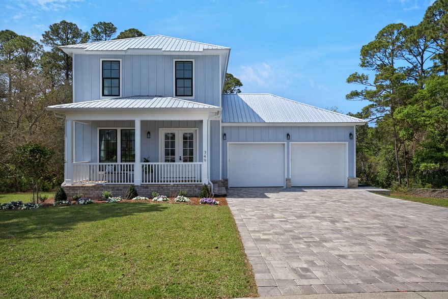 Brand new 4 Bedroom 4.5 Bath on the very desirable East end of 30A.  This home comes fully furnished and would make the perfect vacation rental or full time residence.  Some of the amazing features of this home include:  GE Cafe appliances, Quartz countertops, Shiplap Stairwell and accent walls, spacious back porch, 2 car garage, outdoor shower, enclosed storage under house, and sprinkler system.  Located 1.5 miles West of Alys Beach and Rosemary Beach. 5-star dining and shopping are only a short bike ride away.