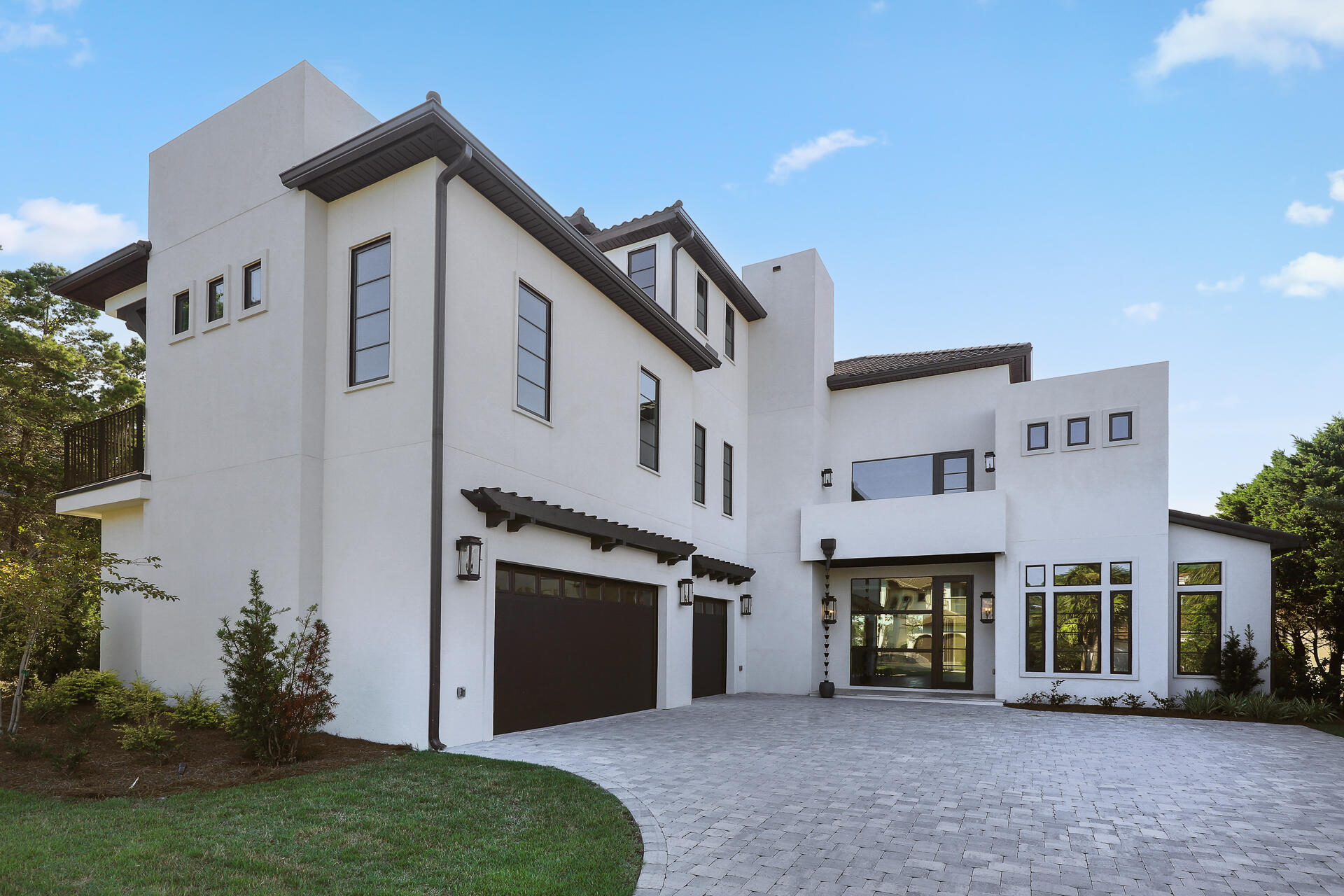 GULF VIEWS AND PRIVATE BEACH ACCESS! This newly built home, designed bylocal Award-Winning Architect, Jeff Margaretten, features 3 rd floor gulf views,expansive first floor living spaces and designer elements throughout. Nestled inBella Mar, 191 Sea Winds is walking distance to the private deeded beach and otherBella Mar amenities. Bella Mar is a gated community on 30A, one of America's mostdesired coastlines. EXTRAORDINARY FLOORPLAN! This modern floorplan isperfect for entertaining and for family life. Unlike other properties nearby, theground floor incorporates huge open spaces including a great room with a fireplaceand wine bar, a dream kitchen with both a wrap-around 'L-shaped' entertainmentisland and a chef's island in the center, and an open dining r Three of the bedrooms , including master suite have walk in closets and private balcony. Large master bathroom with walk-in shower, bathtub and a 11 x 11.9 walk in closet. Third floor is large open space with GULF views from the sitting room also both the north and south balconies. Wet bar near the south facing balcony includes icemaker, dishwasher and beverage refrigerator. This level also includes a media room, bedroom with full bathroom, half bathroom. Back of house is set up for entertaining with a covered patio, spacious pool deck, large pool/jacuzzi, outdoor gym/ recreation room, and outdoor pool bathroom, outdoor shower. This home also includes first and second floor laundry room, 3 car garage, elevator, 4 A/C units. Gas is hooked up to pool, generator, stove and hot water heater, furnaces. Gas is available for an outdoor fireplace and sunny patio is plumbed to add an outdoor kitchen if desired. Walking distance to the deeded beach access (.25 mile),Gulf Place & some of the best restaurants on West 30-A. Short term rentals are not allowed. Sold furnished.